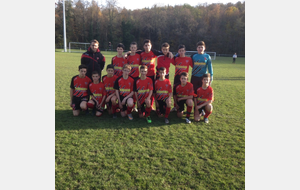 Les U15 de Jonathan s'arrêtent en coupe..