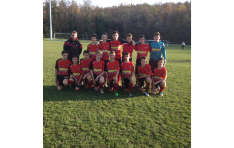 Les U15 de Jonathan s'arrêtent en coupe..
