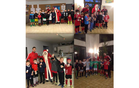 Le Père Noèl est passé au club!