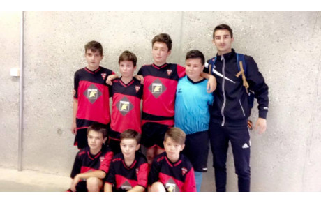 U12-U13: Qualification pour les demi-finales championnat futsal!