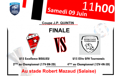 Finale U15 - ESBoulieu/GFHTournonais