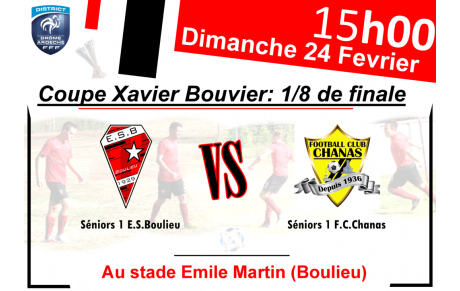 Coupe Drôme Ardèche - 8ème de finale - ESB / FC Chanas