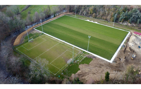 Le terrain retrouve des couleurs