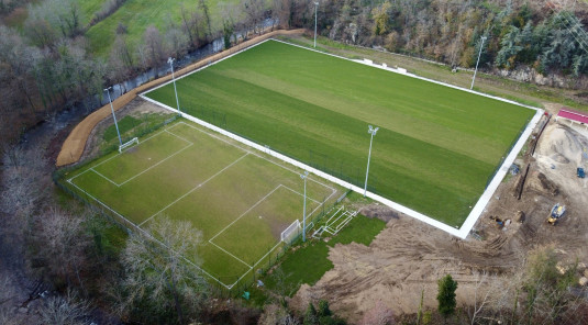 Le terrain retrouve des couleurs